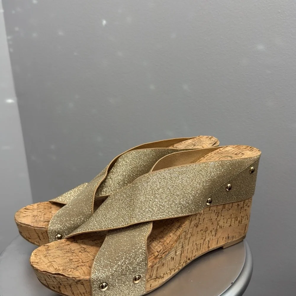 Gold Sandals - Picture 2 of 2